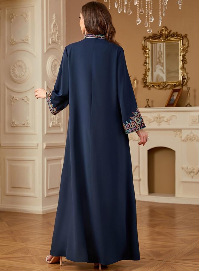 Take Two Women Embroidered Long Sleeve Jalabiya - Image 3